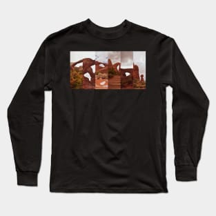 Arches National Park Collage Long Sleeve T-Shirt